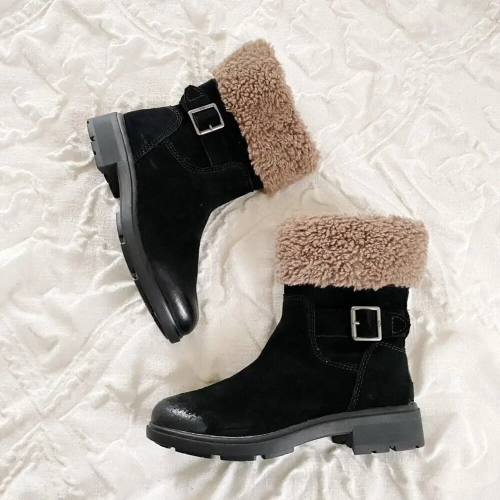 Ugg Harrison Cuff Boots Size 6 New
